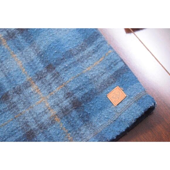 John Wayne Fleece Pullover Sweater Plaid Snap Neck Mens Size Small - Picture 6 of 8